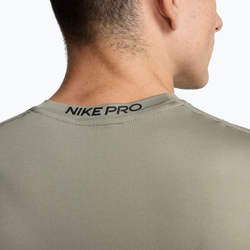 Vyriški treniruočių marškinėliai "Nike Pro Dri-Fit" be rankovių, šviesiai kariški/juodi 5