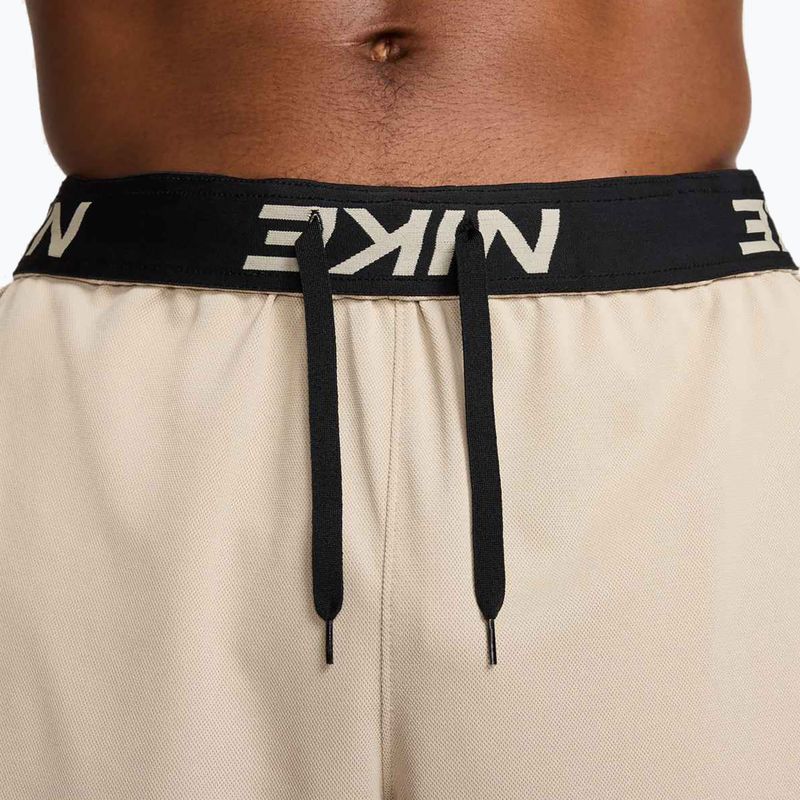 Vyriški "Nike Totality Dri-Fit 9" dykumos chaki/juodos spalvos šortai 5