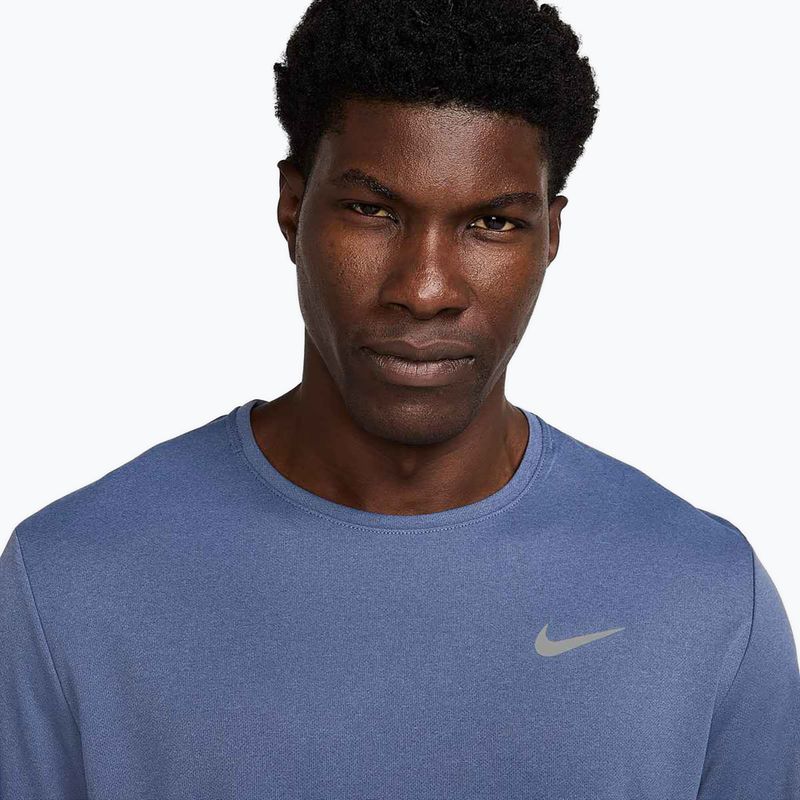 Vyriški bėgimo marškinėliai ilgomis rankovėmis Nike Miler Dri-Fit UV diffused blue 4