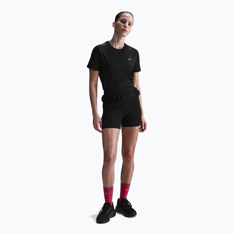 Nike Swift Dri-Fit moteriški bėgimo marškinėliai juodi 3