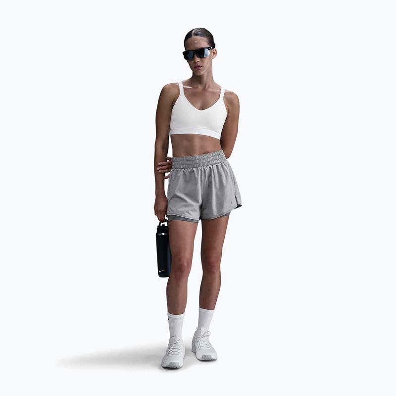 Moteriški šortai Nike One Dri-Fit High-Waisted 3" 2In1 smoke grey/heather 2