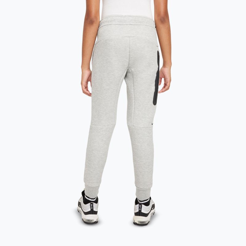 Vaikiškos kelnės Nike Sportswear Tech Fleece dark grey heather/black/black 3