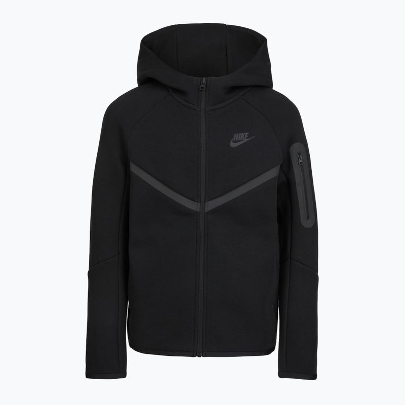 Vaikiškas džemperis Nike Sportswear Tech Fleece Full Zip black/black/black 7