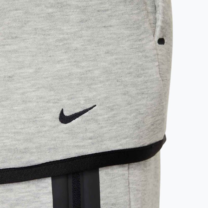Vaikiški "Nike Sportswear Tech Fleece" džemperis su užtrauktuku "Full-Zip" tamsiai pilka heather/juoda/juoda 8