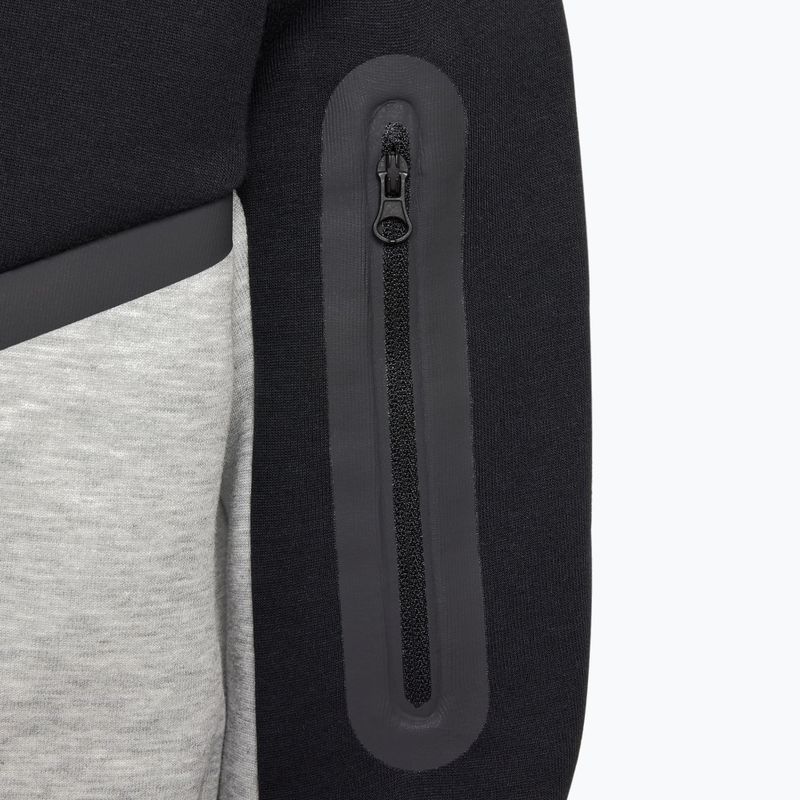 Vaikiškas džemperis Nike Sportswear Tech Fleece Full Zip dark grey heather/black/black/black 7