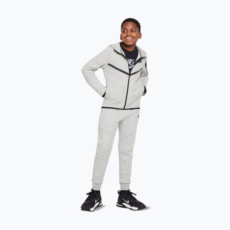 Vaikiškas džemperis Nike Sportswear Tech Fleece dark grey heather/black/black 2
