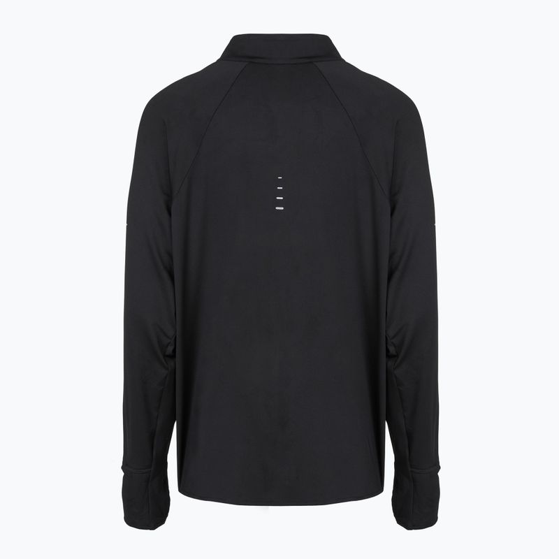 Moteriški bėgimo marškinėliai ilgomis rankovėmis Nike Swift Dri-FIT UV 1/4-Zip Plus Size black 7