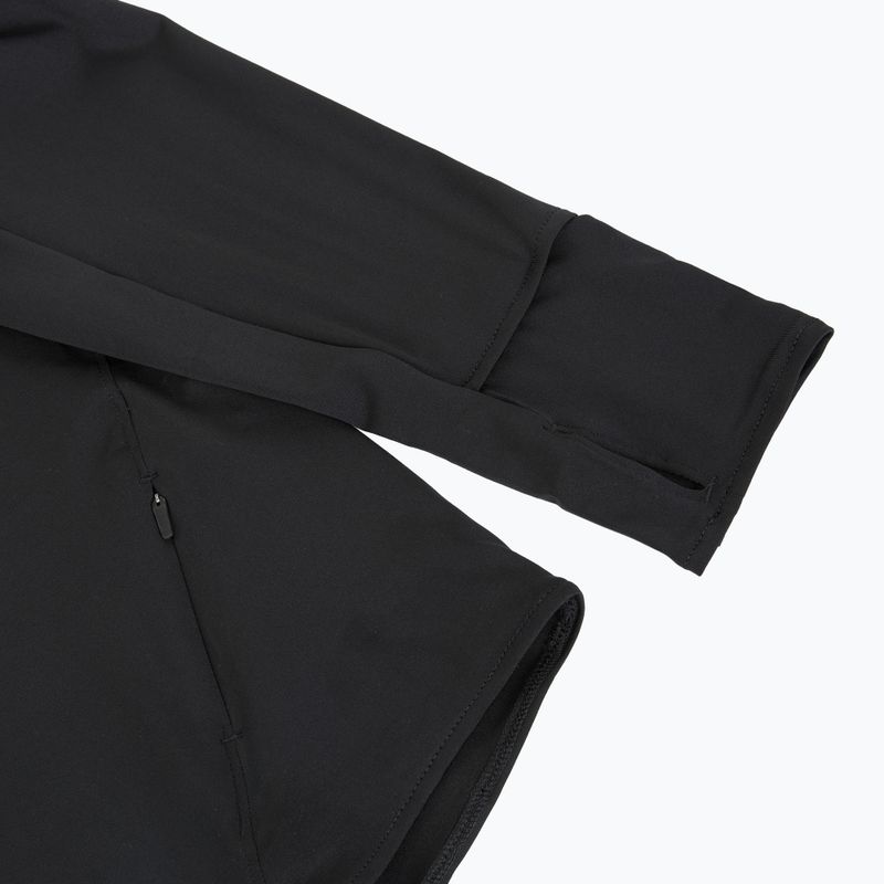 Moteriški bėgimo marškinėliai ilgomis rankovėmis Nike Swift Dri-FIT UV 1/4-Zip Plus Size black 9
