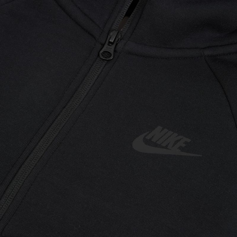 Vaikiškas džemperis Nike Sportswear Tech Fleece Full Zip dark grey heather/black/black/black 11