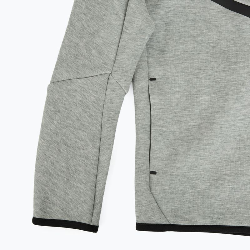 Vaikiški Nike Sportswear Tech Fleece džemperis su užtrauktuku Full-Zip tamsiai pilka heather/juoda/juoda 13