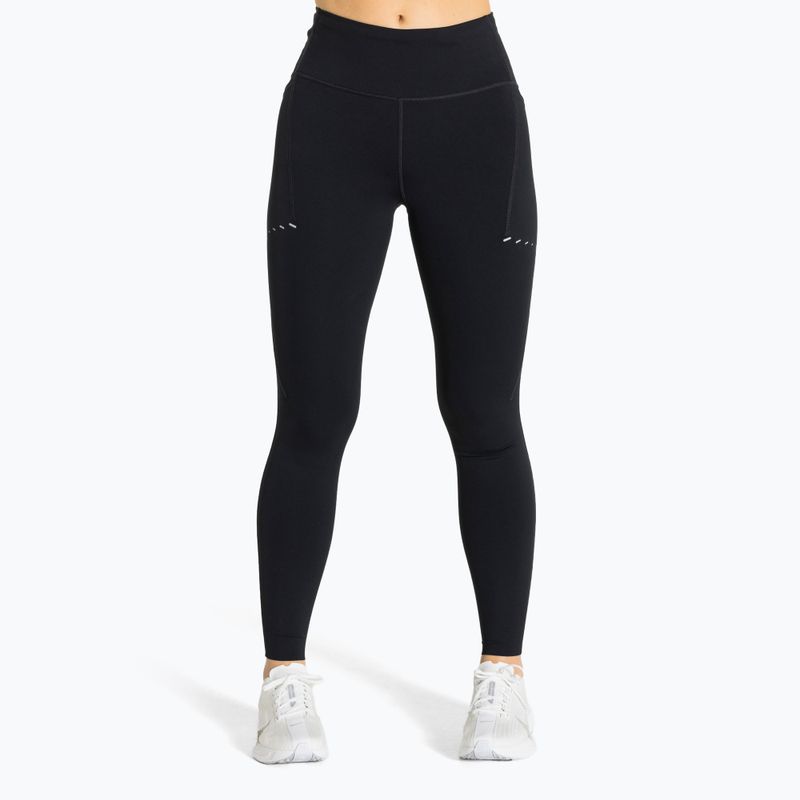 Moteriški bėgimo marškinėliai Nike Swift 7/8 black
