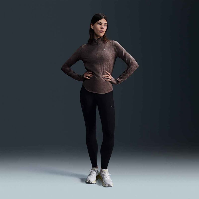Moteriški bėgimo marškinėliai Nike Swift 7/8 black 4