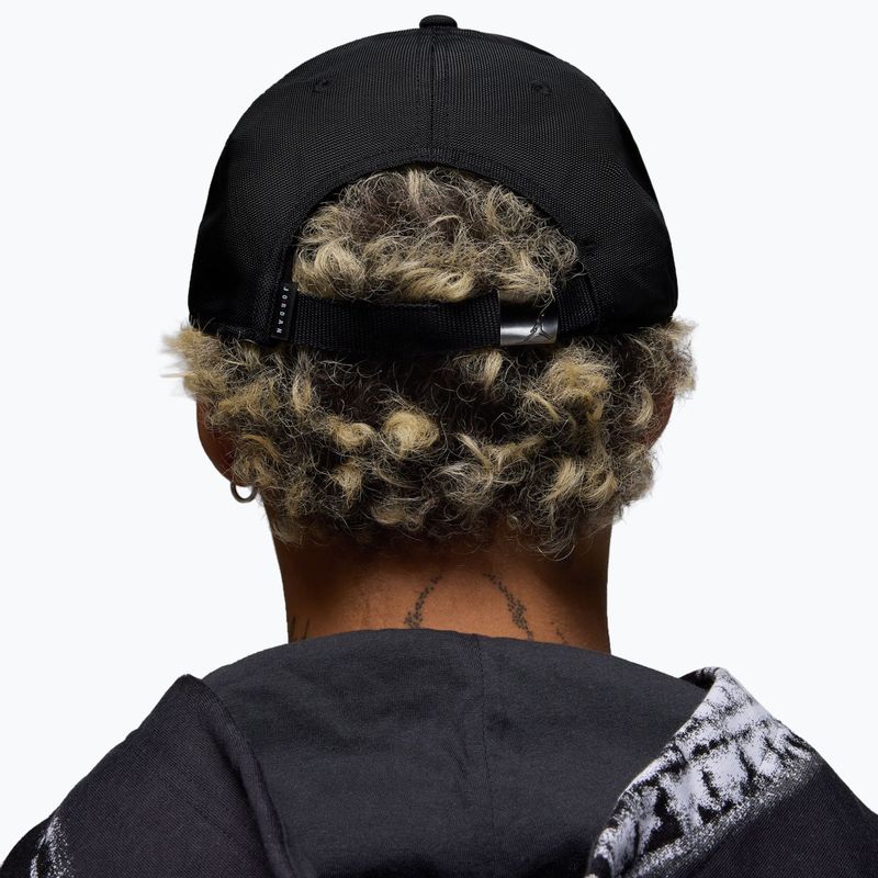 Kepurė su snapeliu Nike Jordan Rise Structured Metal Jumpman black/R511 8