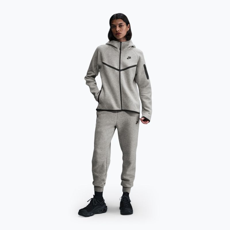 Moteriškas džemperis Nike Sportswear Tech Fleece Windrunner dark grey heather/black 2