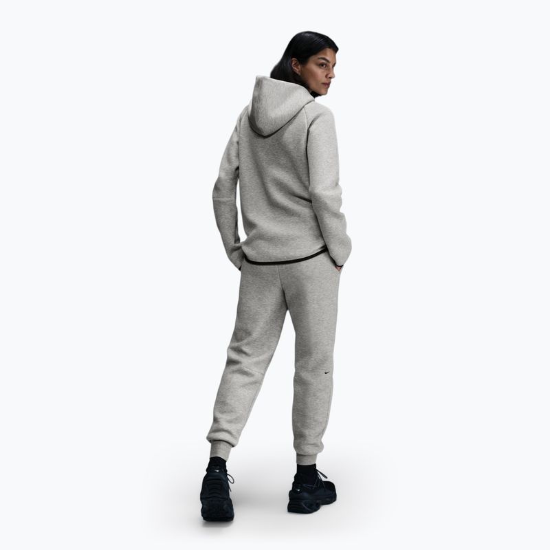 Moteriškos kelnės Nike Sportswear Tech Fleece Mid-Rise dark grey heather/black 3
