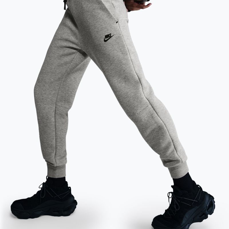Moteriškos kelnės Nike Sportswear Tech Fleece Mid-Rise dark grey heather/black 5