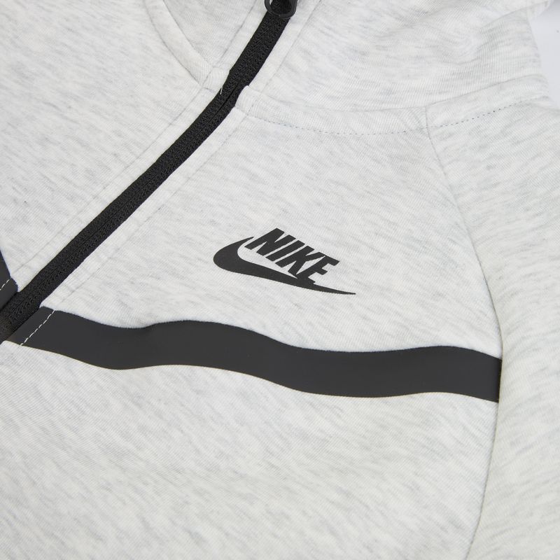 Vaikiškas džemperis Nike Sportswear Tech Fleece džemperis light grey/heather/black/black 3