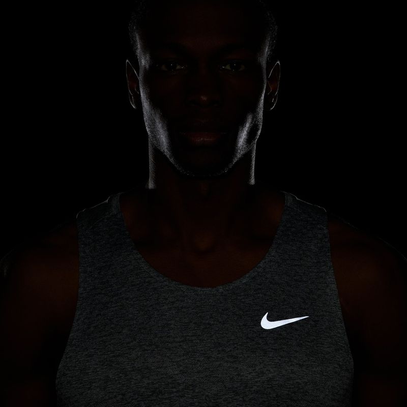 Vyriški bėgimo marškinėliai Nike Stride Dri-Fit ADV smoke grey/heather 7