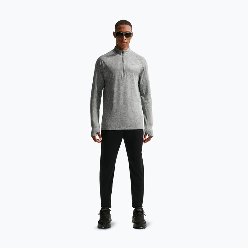 Vyriškas bėgimo džemperis Nike Stride 1/4 Zip Dri-Fit smoke grey/heather 2