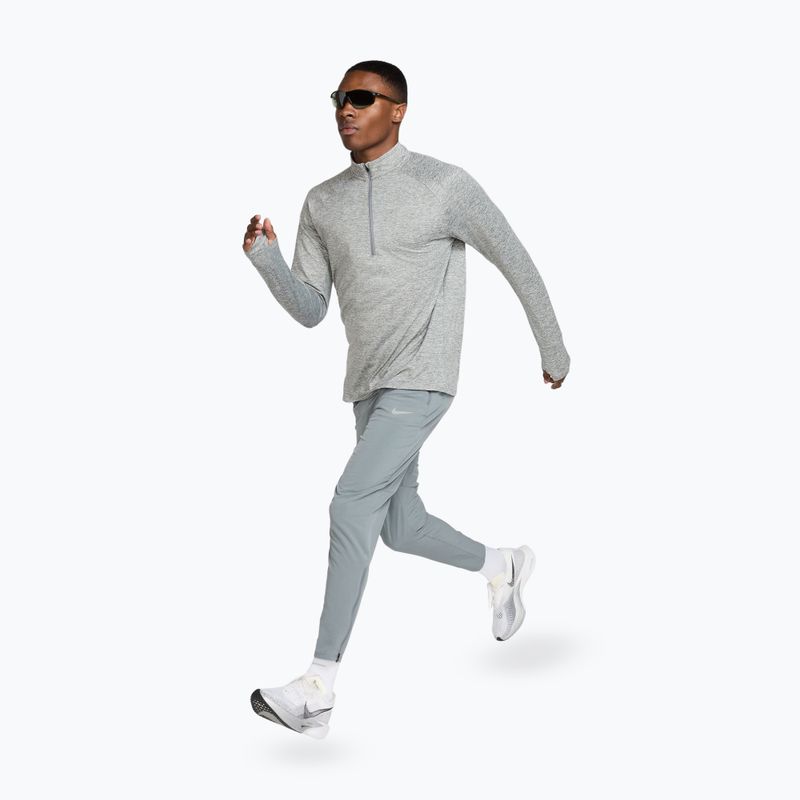 Vyriškas bėgimo džemperis Nike Stride 1/4 Zip Dri-Fit smoke grey/heather 4