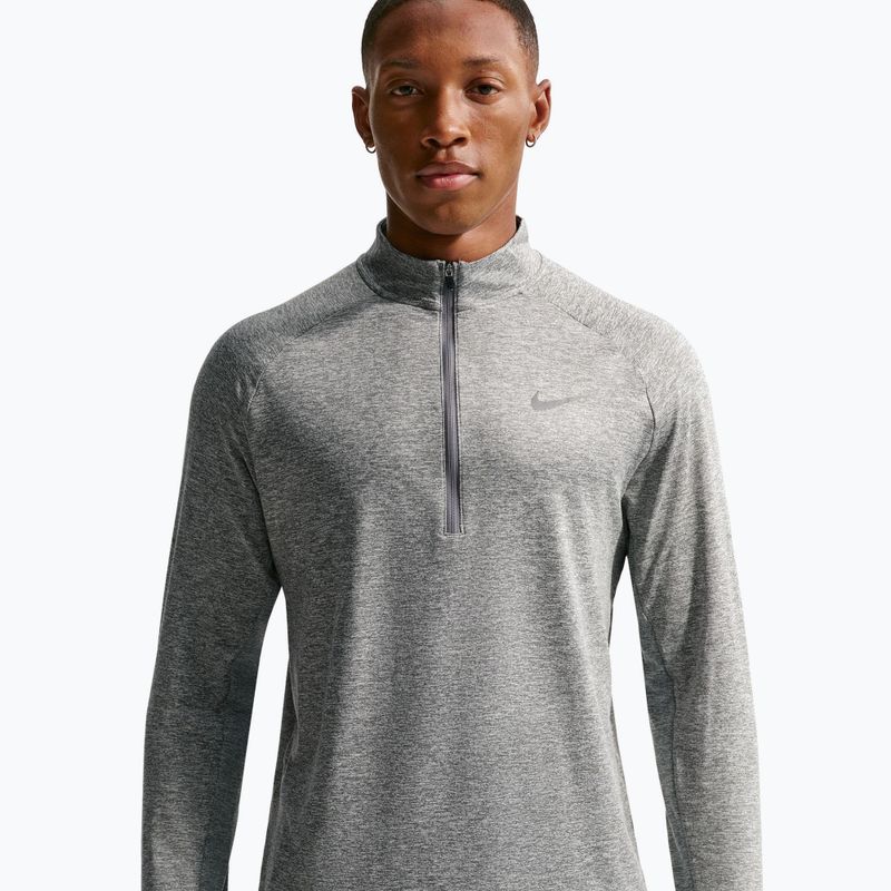 Vyriškas bėgimo džemperis Nike Stride 1/4 Zip Dri-Fit smoke grey/heather 5