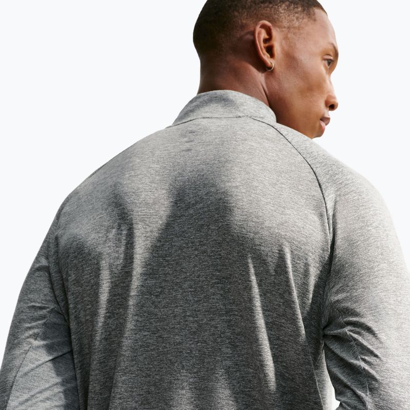Vyriškas bėgimo džemperis Nike Stride 1/4 Zip Dri-Fit smoke grey/heather 6