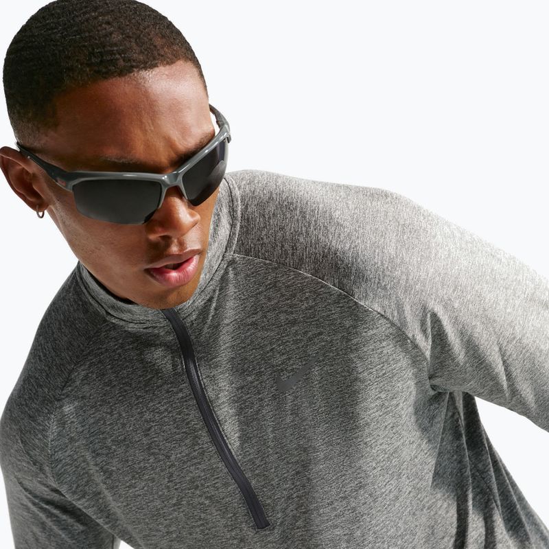 Vyriškas bėgimo džemperis Nike Stride 1/4 Zip Dri-Fit smoke grey/heather 7