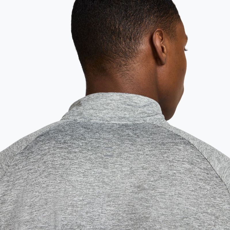 Vyriškas bėgimo džemperis Nike Stride 1/4 Zip Dri-Fit smoke grey/heather 8