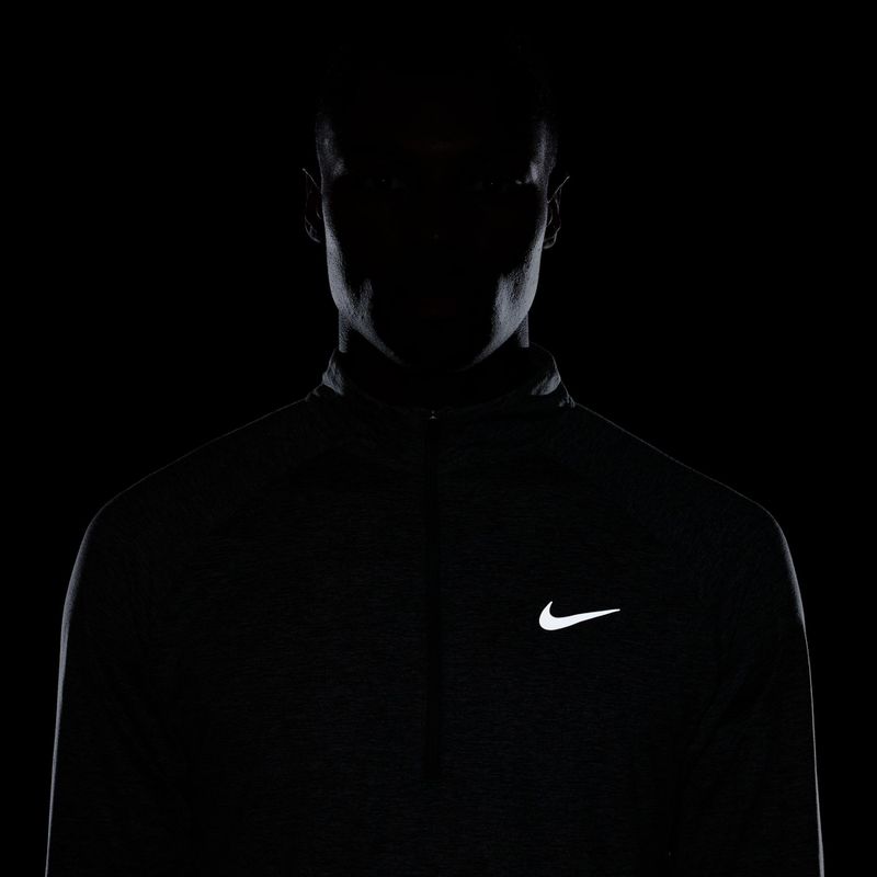 Vyriškas bėgimo džemperis Nike Stride 1/4 Zip Dri-Fit smoke grey/heather 10