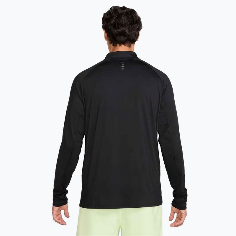 Vyriški "Nike Stride 1/4 Zip Dri-Fit" bėgimo marškinėliai juoda 3