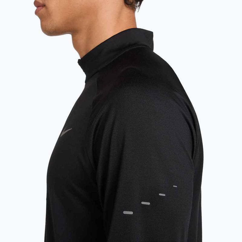 Vyriški "Nike Stride 1/4 Zip Dri-Fit" bėgimo marškinėliai juoda 6