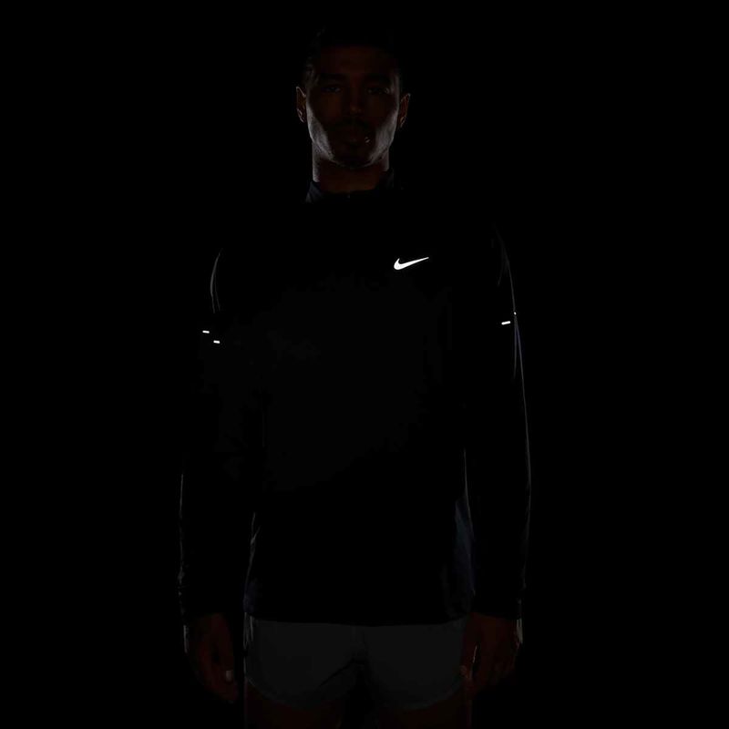 Vyriški "Nike Stride 1/4 Zip Dri-Fit" bėgimo marškinėliai juoda 8