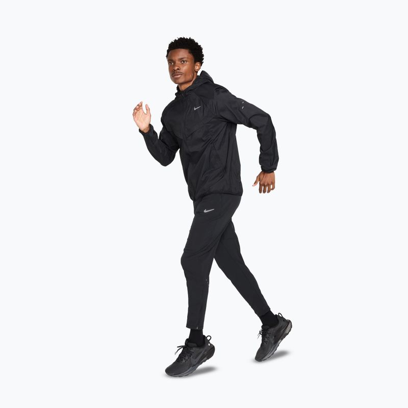 Vyriška bėgimo striukė Nike Stride Repel UV black/black 2