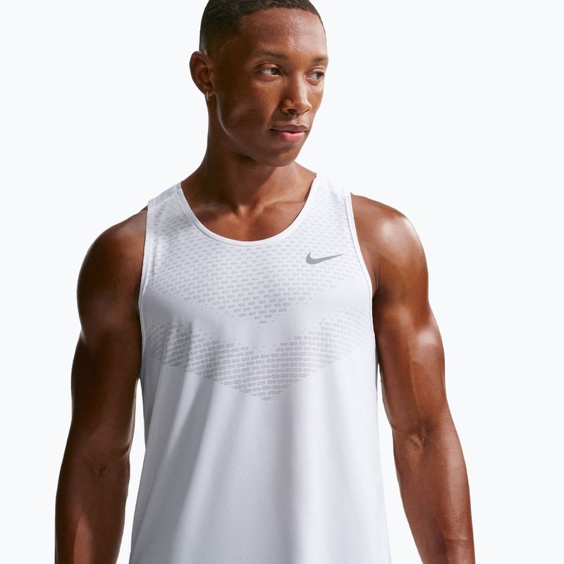 Vyriški bėgimo marškinėliai Nike Stride white 4