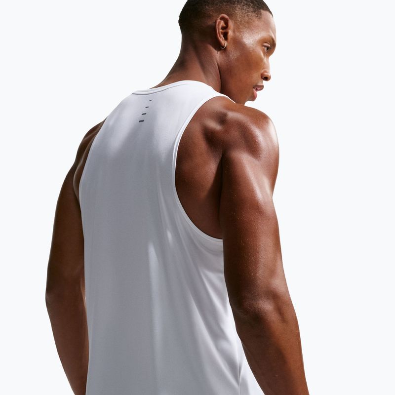 Vyriški bėgimo marškinėliai Nike Stride white 5
