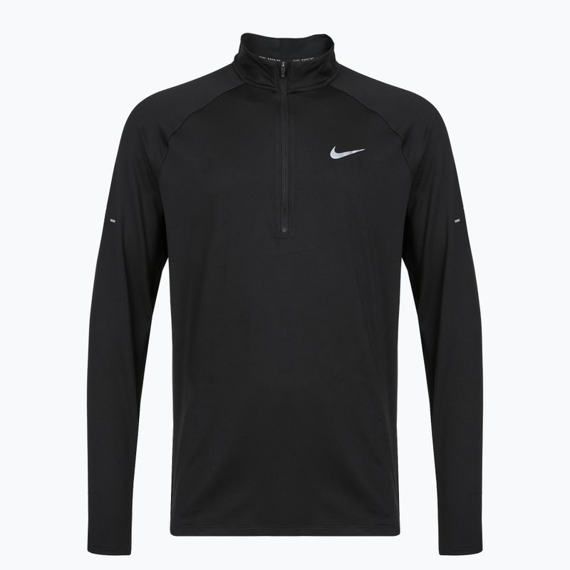 Vyriški Nike Stride 1/4 Zip Dri-Fit bėgimo marškinėliai juoda 12