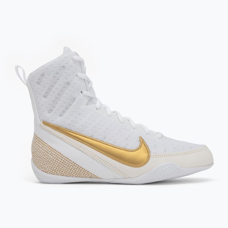 Bokso batai Nike Machomai 3 white/metallic gold 2