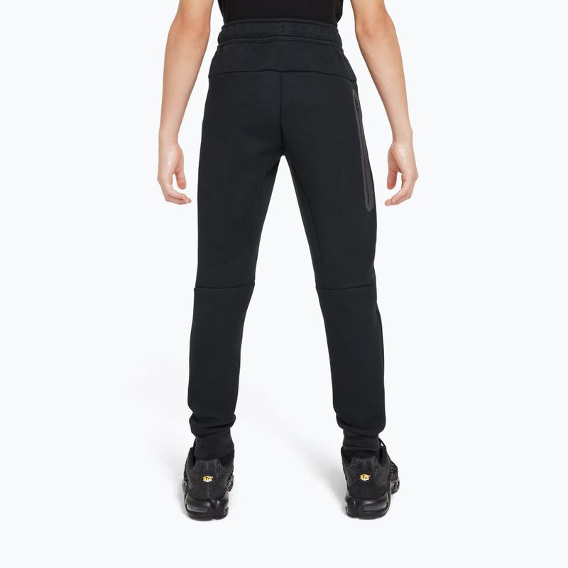 Vaikiškos kelnės Nike Sportswear Tech Fleece black/dark grey heather/black/black 2