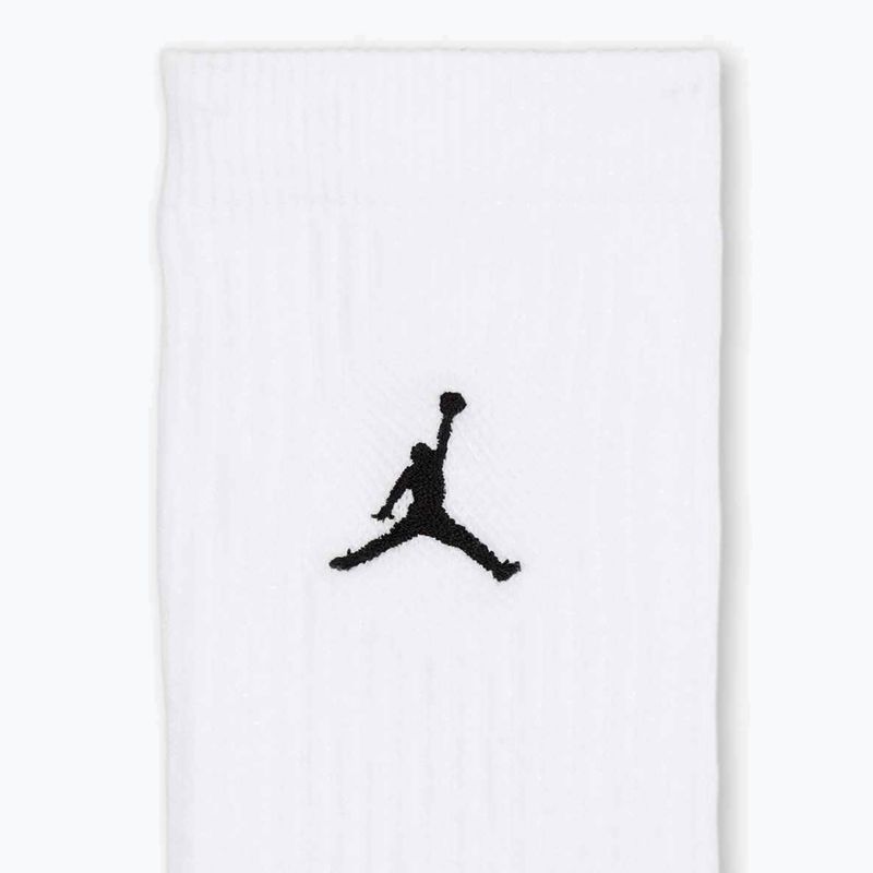 Kojinės Jordan Everyday Cushioned Crew 6 pairs white/black 4