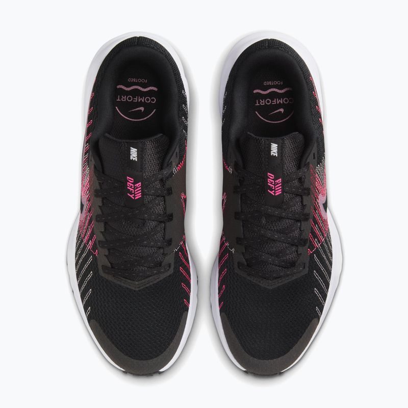 Moteriški bėgimo batai Nike Run Defy black/hyper pink/elemental pink 4
