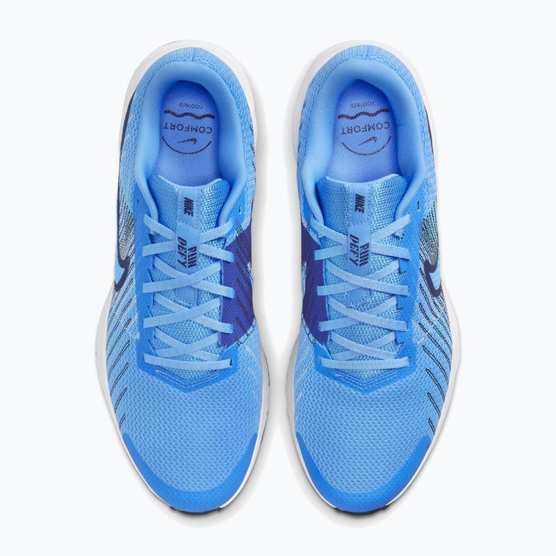 Vyriški bėgimo batai Nike Run Defy University Blue/White/Black/Blue Void 5