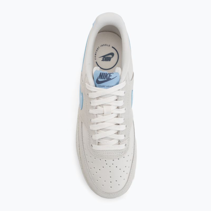 Moteriški batai Nike Court Vision Low phantom/light bone/psychic blue 5