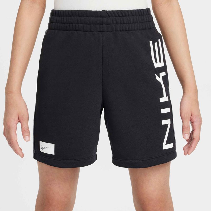 Nike Multi Dri-FIT vaikiški treniruočių šortai juodi/dūminiai pilki/juodi/juodi/balti 6