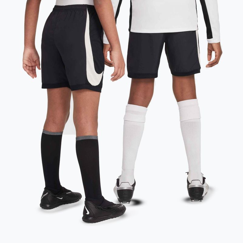 Vaikiški futbolo šortai Nike Academy Dri-Fit Jr black/black/pale ivory/ pale ivory 9