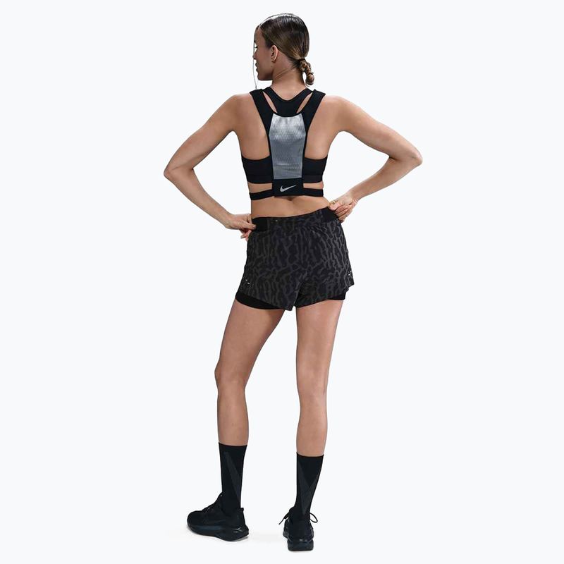 Moteriški running šortai Nike Swift Dri-Fit Mid-Rise 2in1 black / black 3