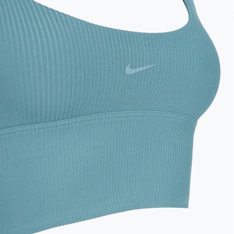Sportinė liemenėlė Nike Zenvy Rib Light Support smokey blue/white 3