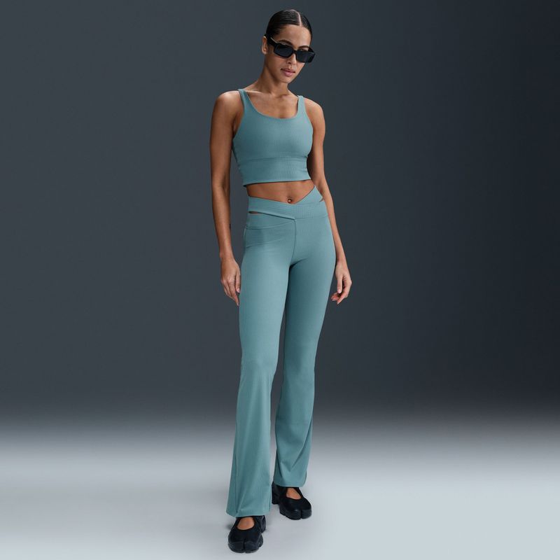 Sportinė liemenėlė Nike Zenvy Rib Light Support smokey blue/white 4