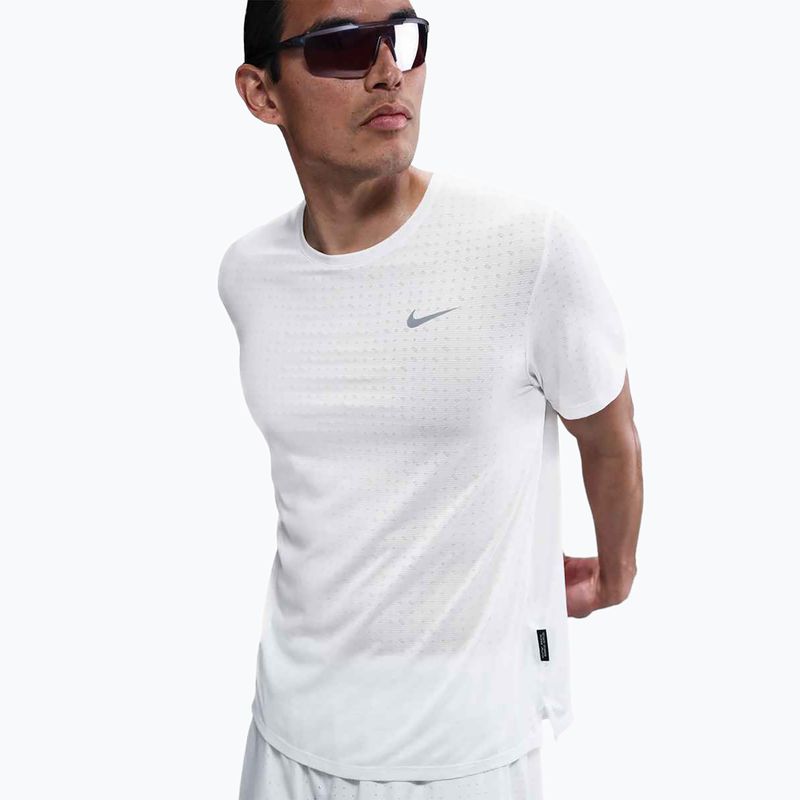 Vyriški bėgimo marškinėliai Nike Miler Breathe summit white