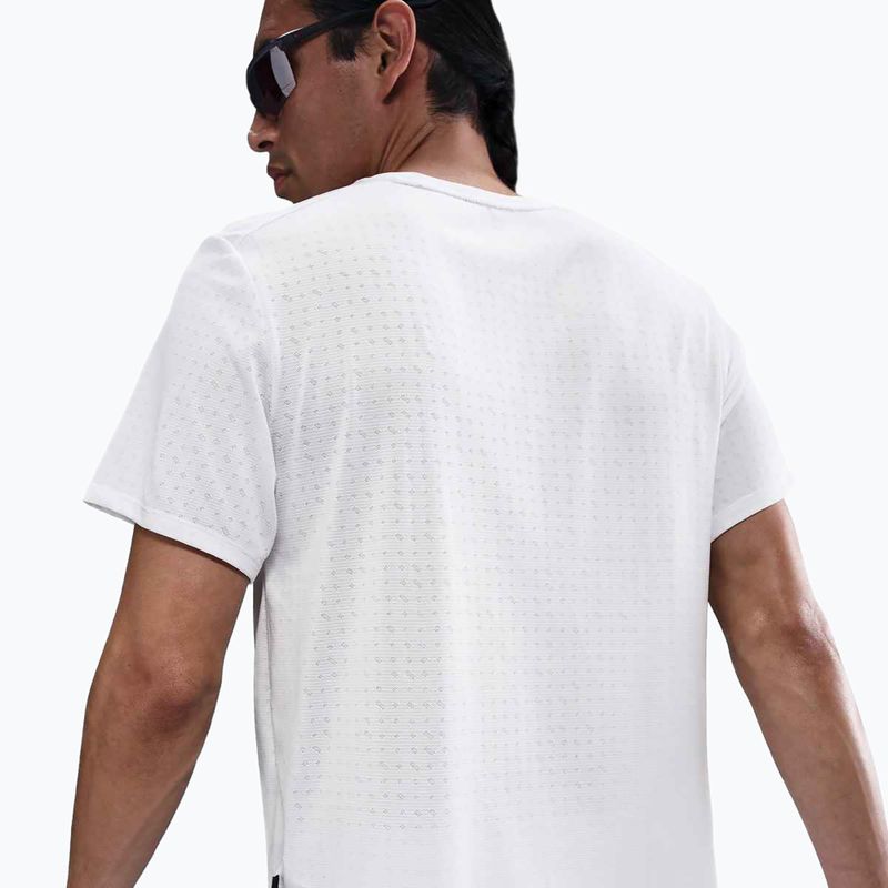 Vyriški bėgimo marškinėliai Nike Miler Breathe summit white 5
