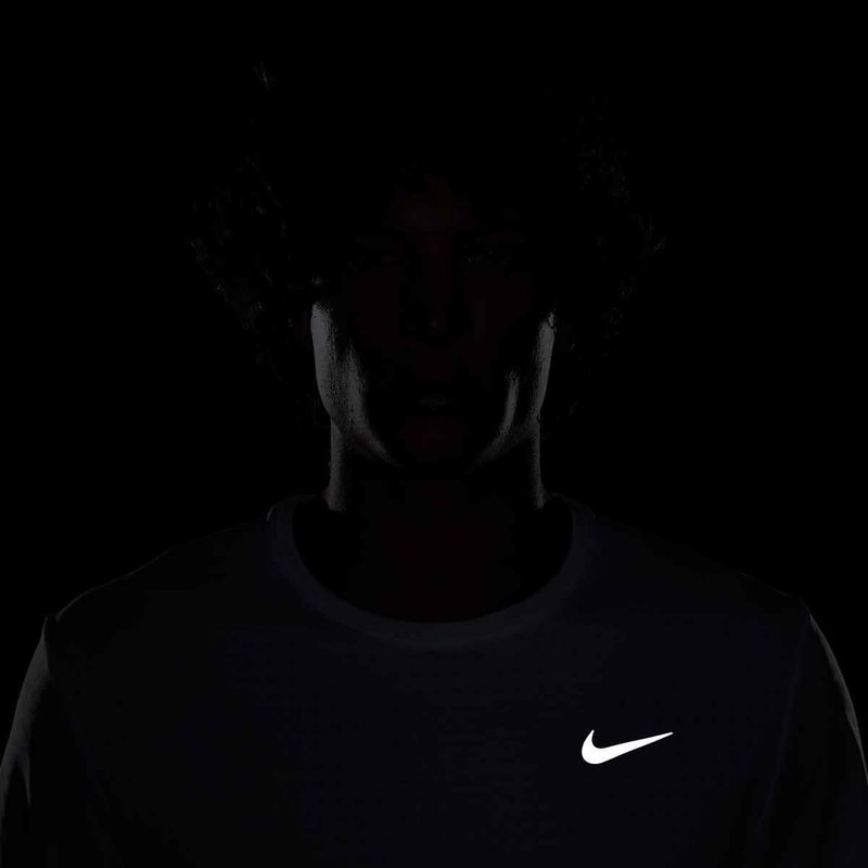 Vyriški bėgimo marškinėliai Nike Miler Breathe summit white 6